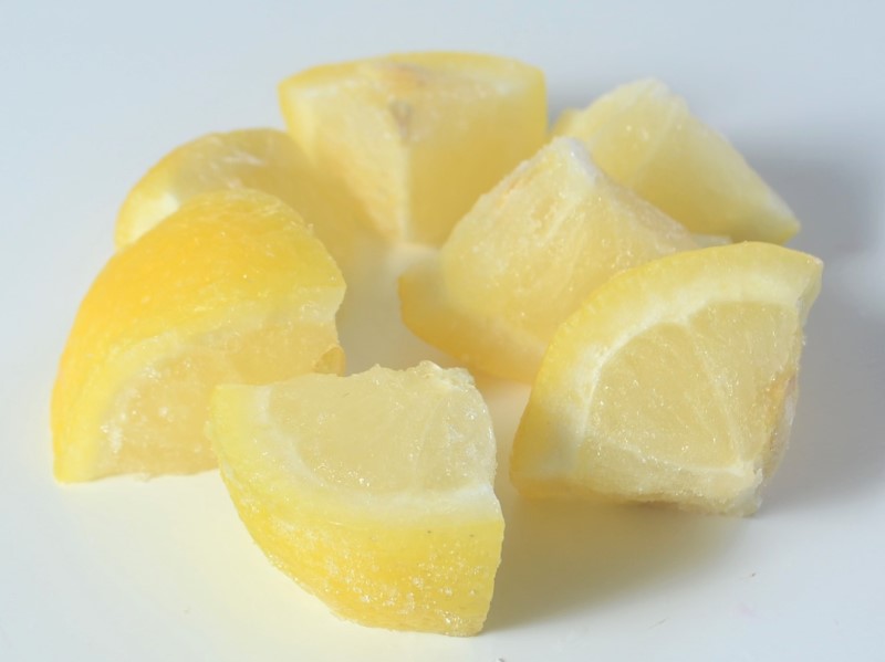 レモンチャンク（皮付き乱切り）　業務用食材・飲食店仕入れ　ミクリード　1kg　【冷凍】