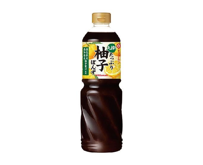 丸絞りたっぷり柚子ぽんず〈キッコーマン〉 1L