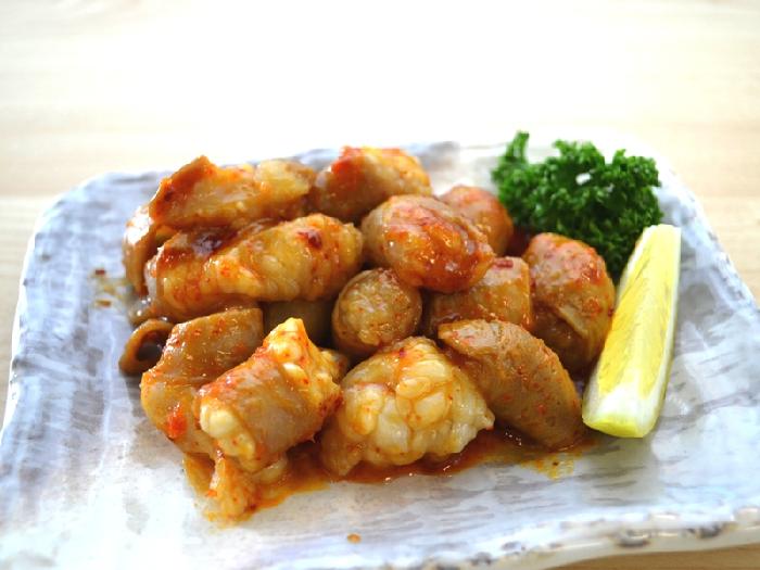 牛まるころホルモン（うま辛味） 150g