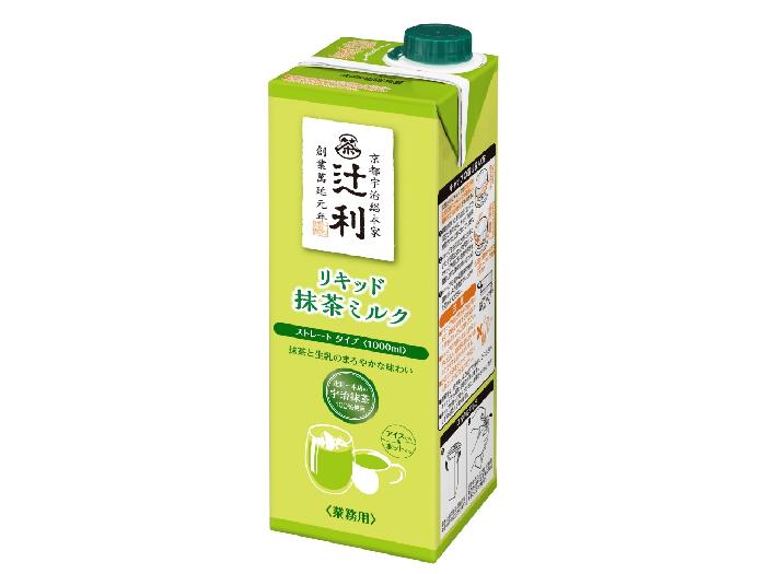 辻利 抹茶ラテ ストレート 1L