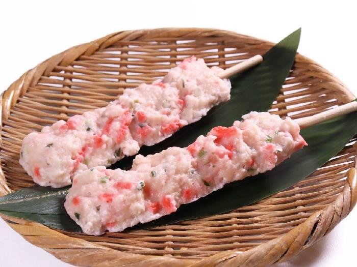 いかすり身天串（ねぎ＆紅しょうが） 10本