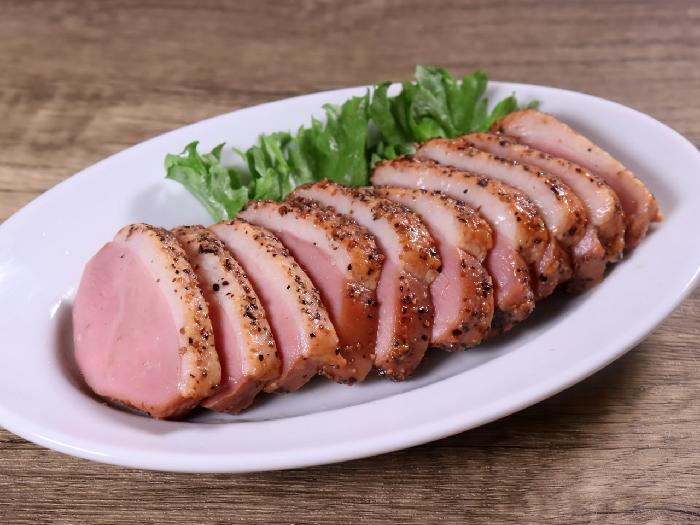 合鴨パストラミスライス（10mm） 500g