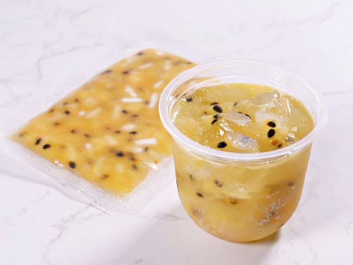 少なめナタデココドリンクの素（ﾊﾟｲﾝ＆ﾊﾟｯｼｮﾝ） 10食