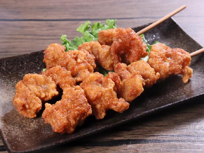 鶏もも唐揚げ串 10本