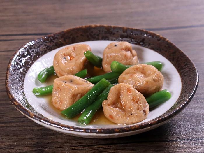 ちっこいがんもとインゲンの煮付け 500g