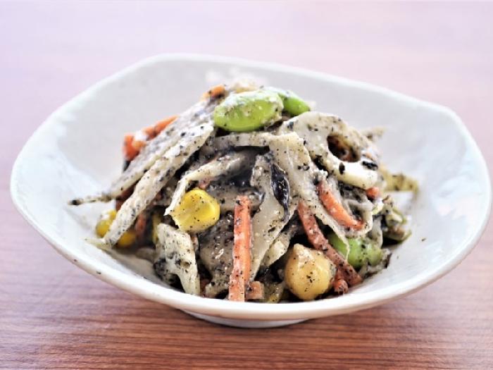 根菜とお豆の8品目黒胡麻サラダ 500g