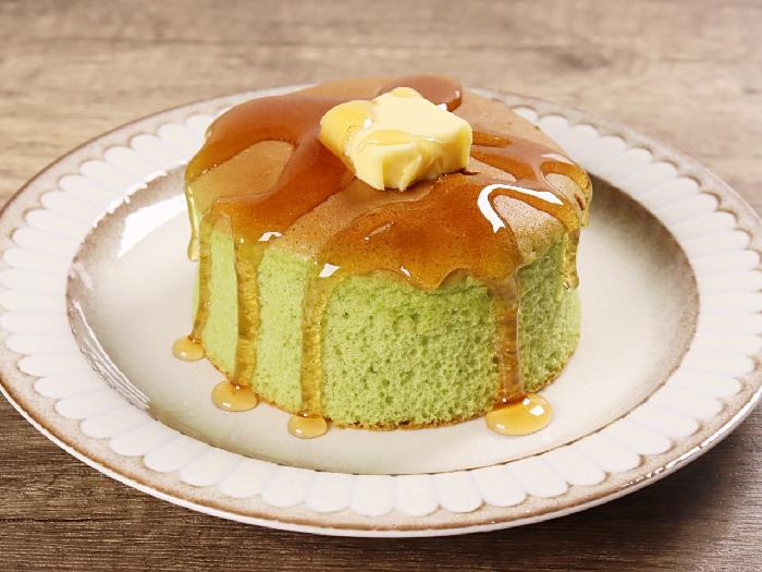 厚焼き約4cmのホットケーキ（抹茶） 1枚