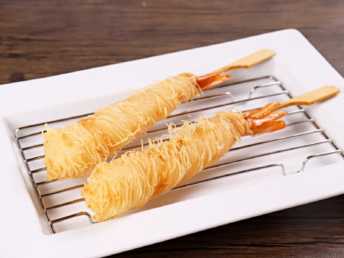 でっかいえびカダイフ串揚げ 20本