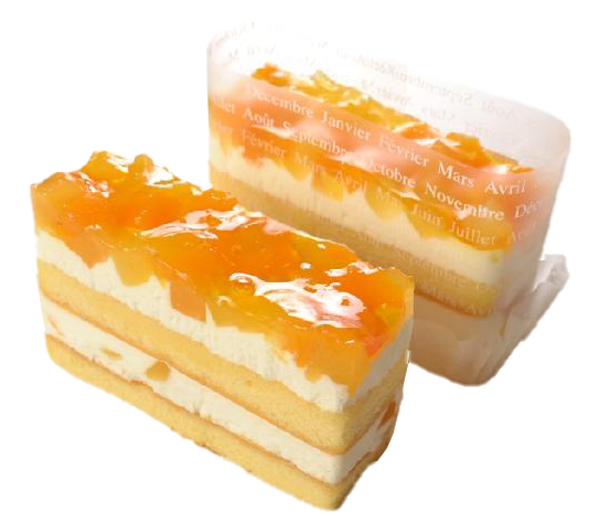 りんごと桃のケーキ 6個