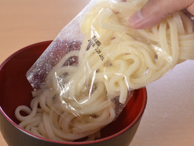 レンジうどん