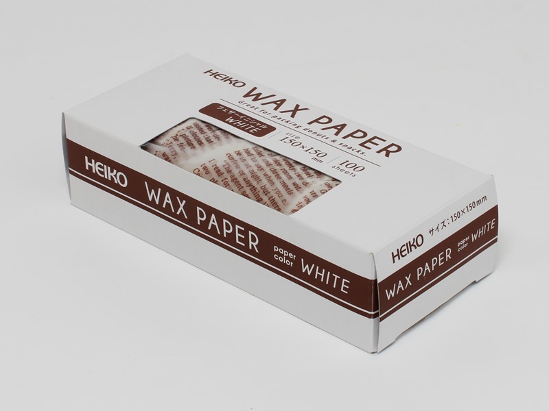 ワックスペーパー ホワイト（150×150） 100枚