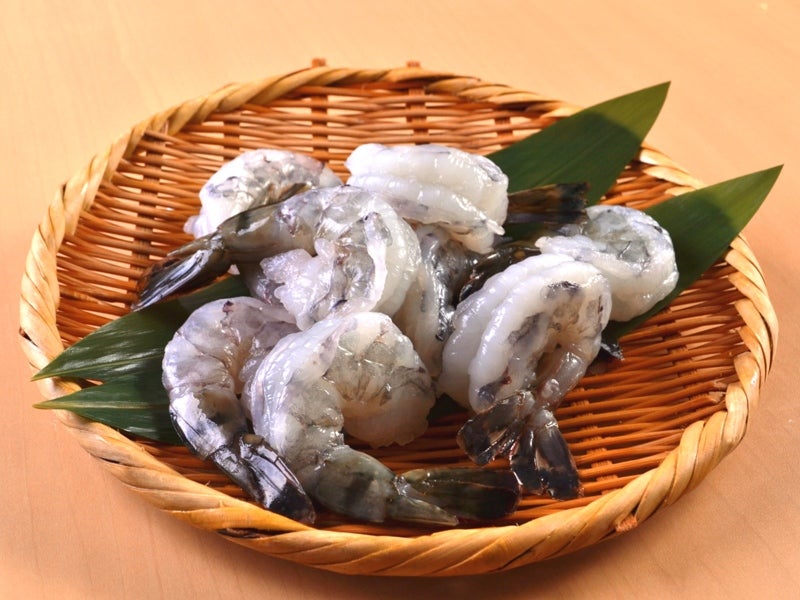 ブラックタイガー尾付むきエビ（バックカット）（13/15）500g