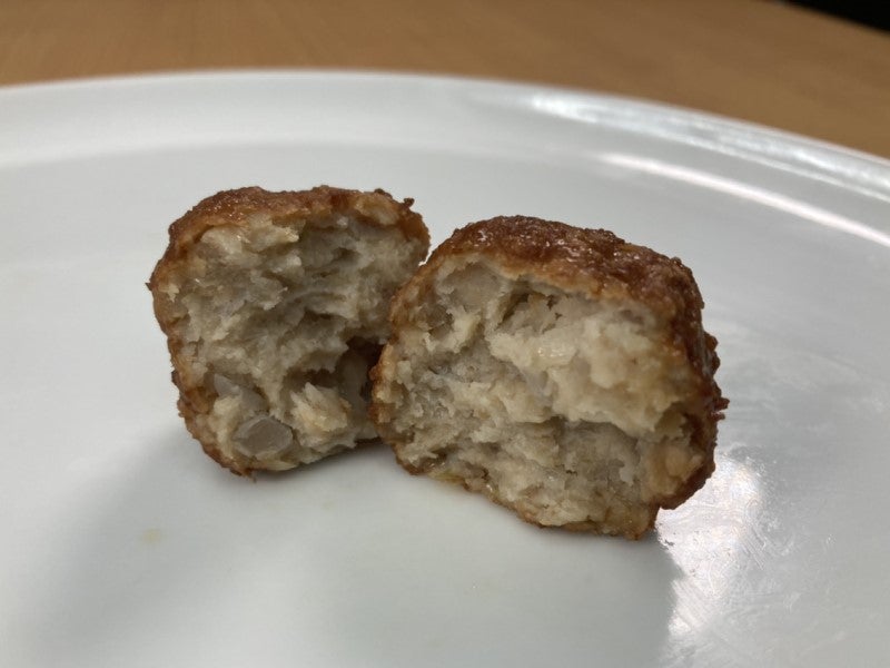 シャキシャキ肉だんご