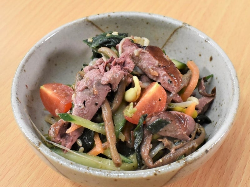 薫製レバーのナムル