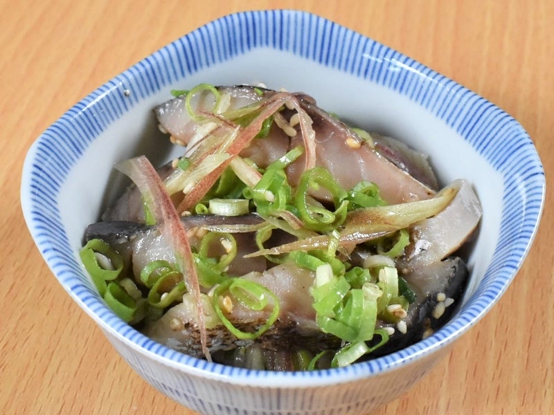 ●メニューのヒント：燻し寒さばポン酢和え