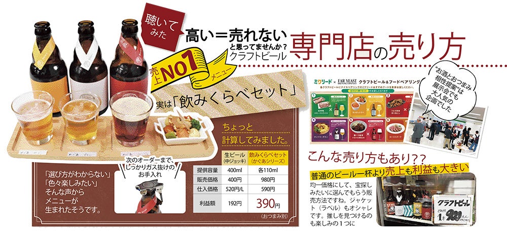 クラフトビール専門店の売り方