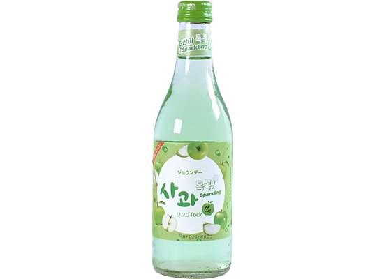 スパークリング韓国焼酎 トクトク(りんご) 360ml イメージ1