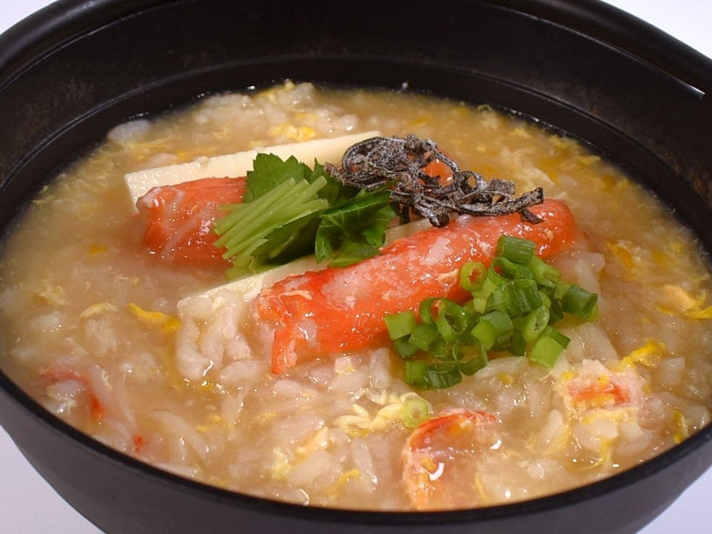 かにと豆腐の雑炊