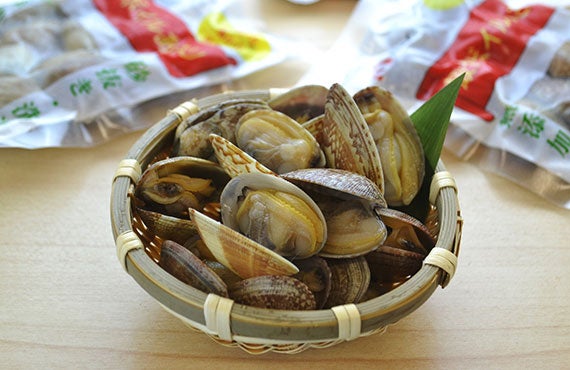 殻付き あさり(ボイル)(125g) 20袋