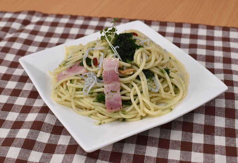 福島産あおさのペペロンチーノ