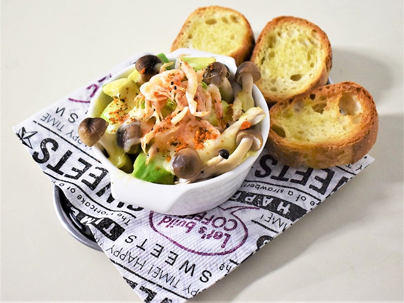 食欲そそる色目とザクザクスパイスのアクセントのグラタンです。