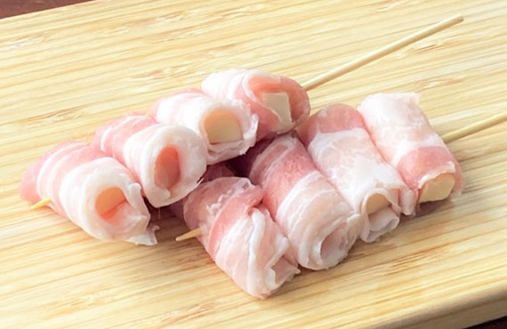 豚バラチーズ巻き串 10本