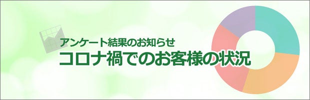 アンケート「コロナ禍でのお客様の状況」