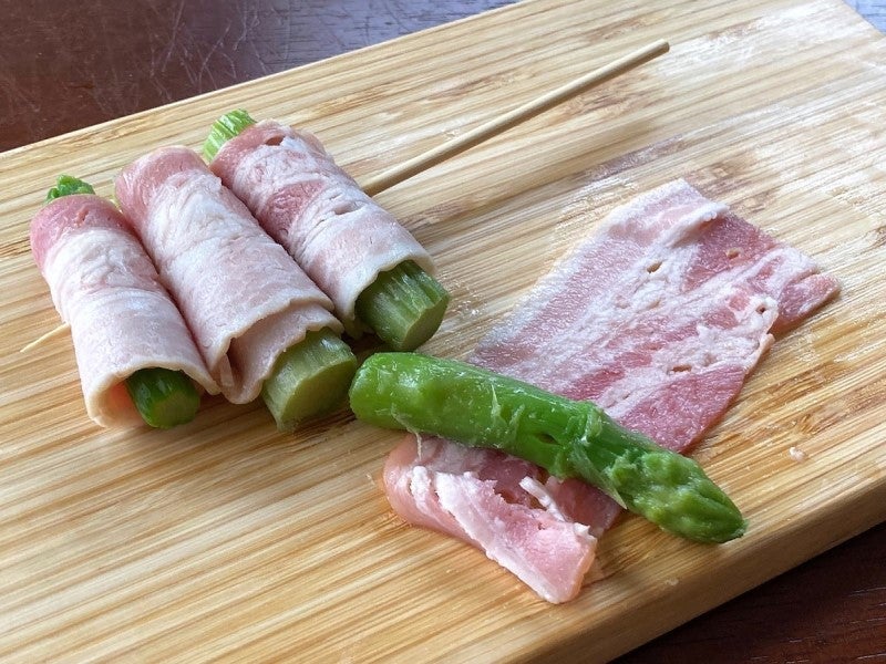 アスパラベーコン串(40g)展開