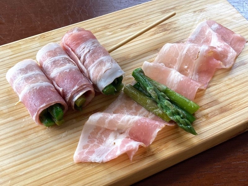 アスパラベーコン串(60g)展開
