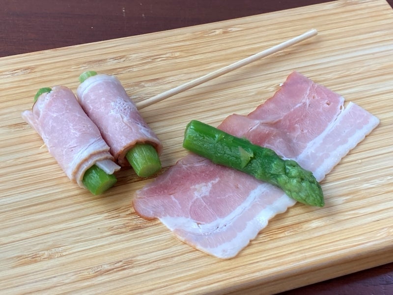 アスパラベーコン串(25g)展開